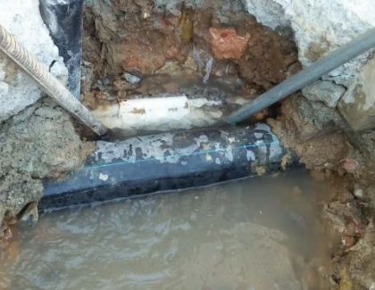 雁塔测漏水之水管漏水
